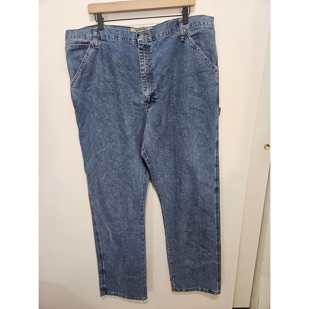 Wrangler Authentics‎ Mens Carpenter Jeans 40x34 Blue Relaxed Fit 10ZM400AS